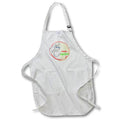 Apron - Happy Easter Bunny in circle Milas Art - Easter