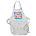 Apron - Image of 118th Birthday Tag, Cupcake, Candle, Balloons, Gift, Streamer Birthday Design