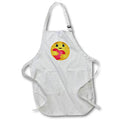 Apron - Care Emoji Mental Health Awareness Motivational Quotes 3dRose - Rosette - Emoji