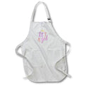 Apron - Pink Baby Shower It is A Girl 3dRose - Rosette - Baby Shower