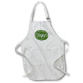 Apron - Vegan Funny Gift for Vegan Gift Basket 3dRose - Rosette - Vegan