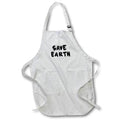 Apron - Save Earth Statement Campaign 3dRose - Rosette - Save The Earth