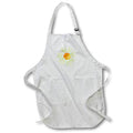 Apron - Watercolor Daisy Flower on Print 3dRose - Rosette - Flowers