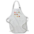 Apron - Printed Pattern Yellow and Red Flowers Design 3dRose - Rosette - Pattern Prints