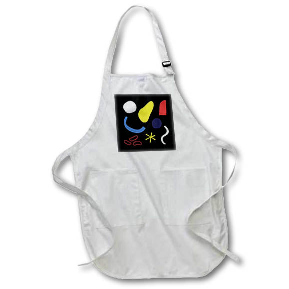 Apron - Printed Pattern Colorful Shapes 3dRose - Rosette - Pattern Prints