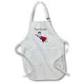 Apron - Funny Cute Super Grandpa Flying Superhero Grandfather Fathers Day Funny