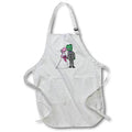 Apron - Funny Cute T-rex Dinosaurs Bride and Groom Wedding Old Age Wedding and Love