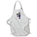 Apron - Funny Cute Weimaraner Puppy Dogs Bride and Groom Wedding Pets Wedding and Love
