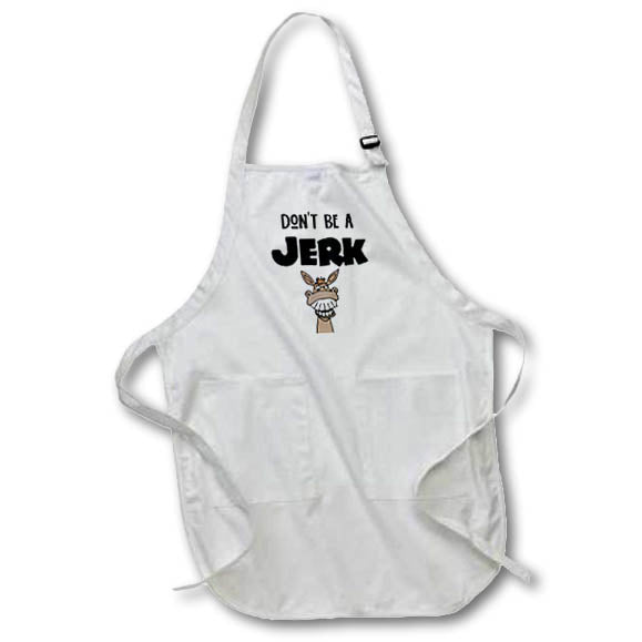 Apron - Funny Cute Jack Ass Donkey Dont be a Jerk Cartoon Funny