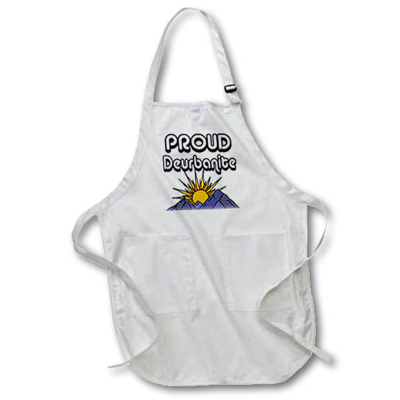 Apron - Cute Funny Proud Deurbanite Remote Working no City Mountains Funny