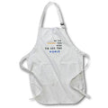Apron - Be The Change You Wish To See The World Inspirational Quotes 3dRose- Graduation Greetings