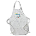Apron - The World Awaits Celebarating Success 3dRose- Graduation Greetings