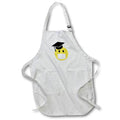 Apron - Emoji with Face Mask Gift for Graduation 3dRose - Rosette - Graduation
