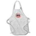 Apron - Pig Cute Animal Nose 3dRose - Rosette - Animal Nose