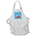 Apron - A Branch With Snowcovered Red Berries Art - Holidays