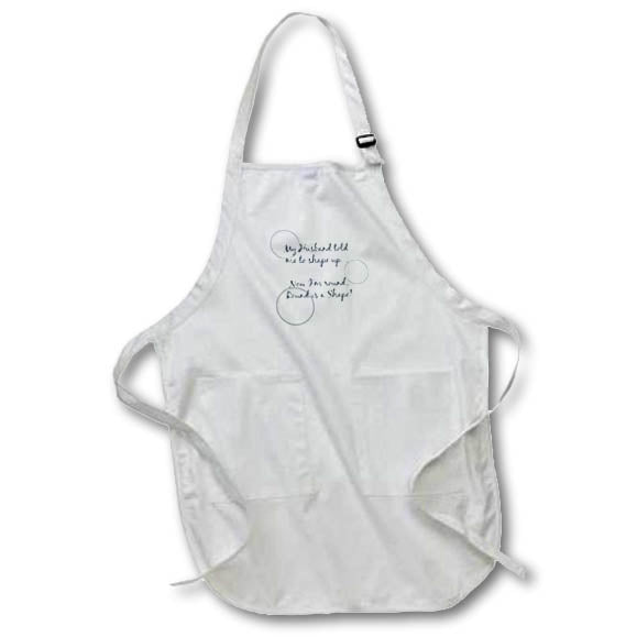 Apron - Humor Text With Round Circles Art - Shapes