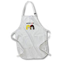 Apron - Two Faces Of Sisters With Text Above Art - Sisters