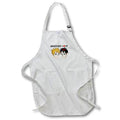 Apron - Two Faces Of Brothers With Text Above Art - Brothers