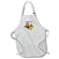Apron - Utah Desert Landscape With Red Rocks And Text Art - Utah Desert Landscape