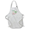 Apron - Image of words life goals travel the world 3dRose- Travel Quotes