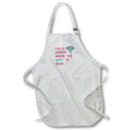 Apron - Image of words lets wander where the wifi is weak 3dRose- Travel Quotes
