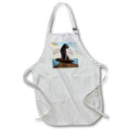 Apron - A Sweet Brown Dog with Angel Wings and Ocean View Dogs