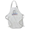 Apron - The Best Teachers Are Those Who Appreciation Quotes 3dRose - Rosette - Teachers