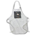 Apron - I Wear Pink Because Grey and White Is So Last Year Acrylic Art - Flamingo