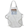 Apron - Strike A Pose Flamingo Watercolor Watercolor Painting - Flamingos