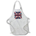 Apron - Union Jack United Kingdom Flag Felt Tip Art - Union Jack