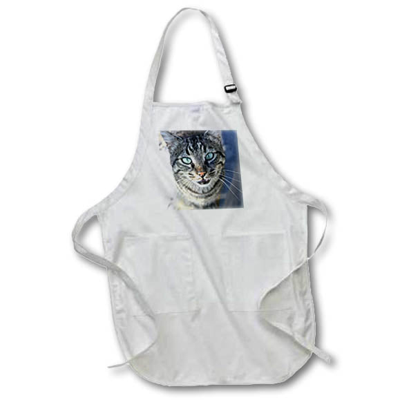 Apron - I Follow My Whiskers Tabby Cat Photography Photography - Tabby Cat
