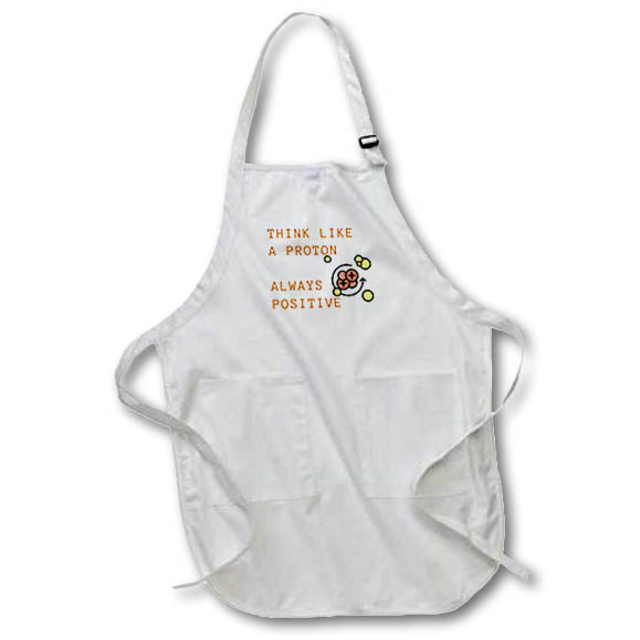 Apron - Simple and Creative Positive Quotes 3dRose- Positive Quotes
