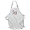 Apron - Image of words im nicer when I like my outfit 3dRose- Outfit Quotes