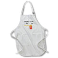 Apron - Image of the words theres no we in fries 3dRose- Funny Quotes