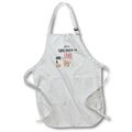 Apron - Funny quote about love and cats 3dRose- Quotes about Cats
