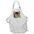 Apron - The Curious Tabby Cat Acrylic Painting Acrylic Art - Tabby Cat