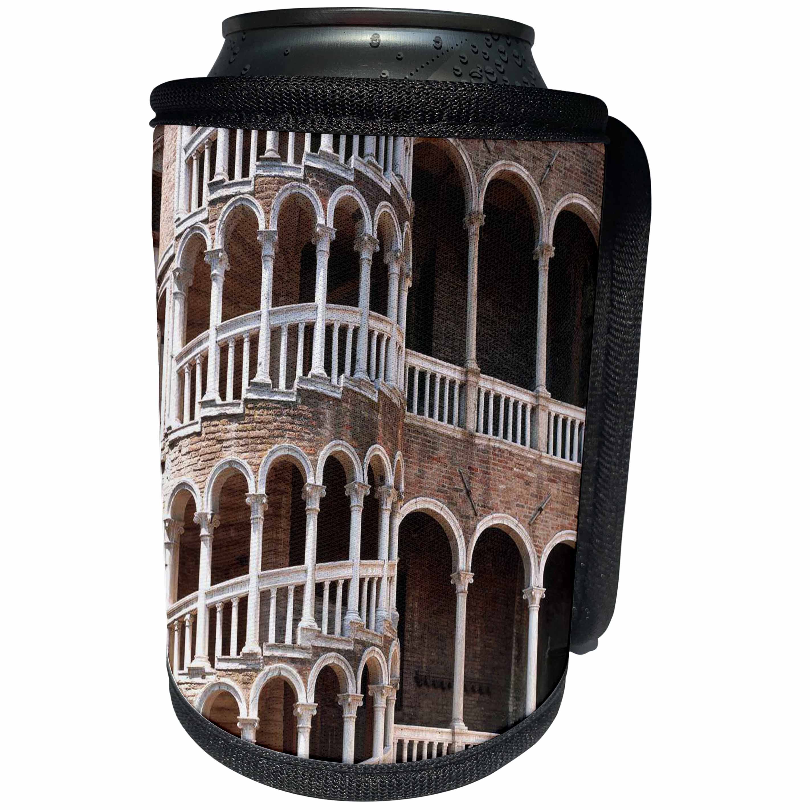 3dRose EvaDane - Italy - Venetian Stairs - Can Cooler Bottle Wrap (cc_107330)