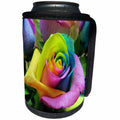3dRose EvaDane - Flowers - Tye Dye Roses - Can Cooler Bottle Wrap (cc_107332)