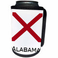 3dRose EvaDane - State Flags - Alabama State Flag - Can Cooler Bottle Wrap (cc_107351)