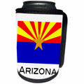 3dRose EvaDane - State Flags - Arizona State Flag - Can Cooler Bottle Wrap (cc_107353)