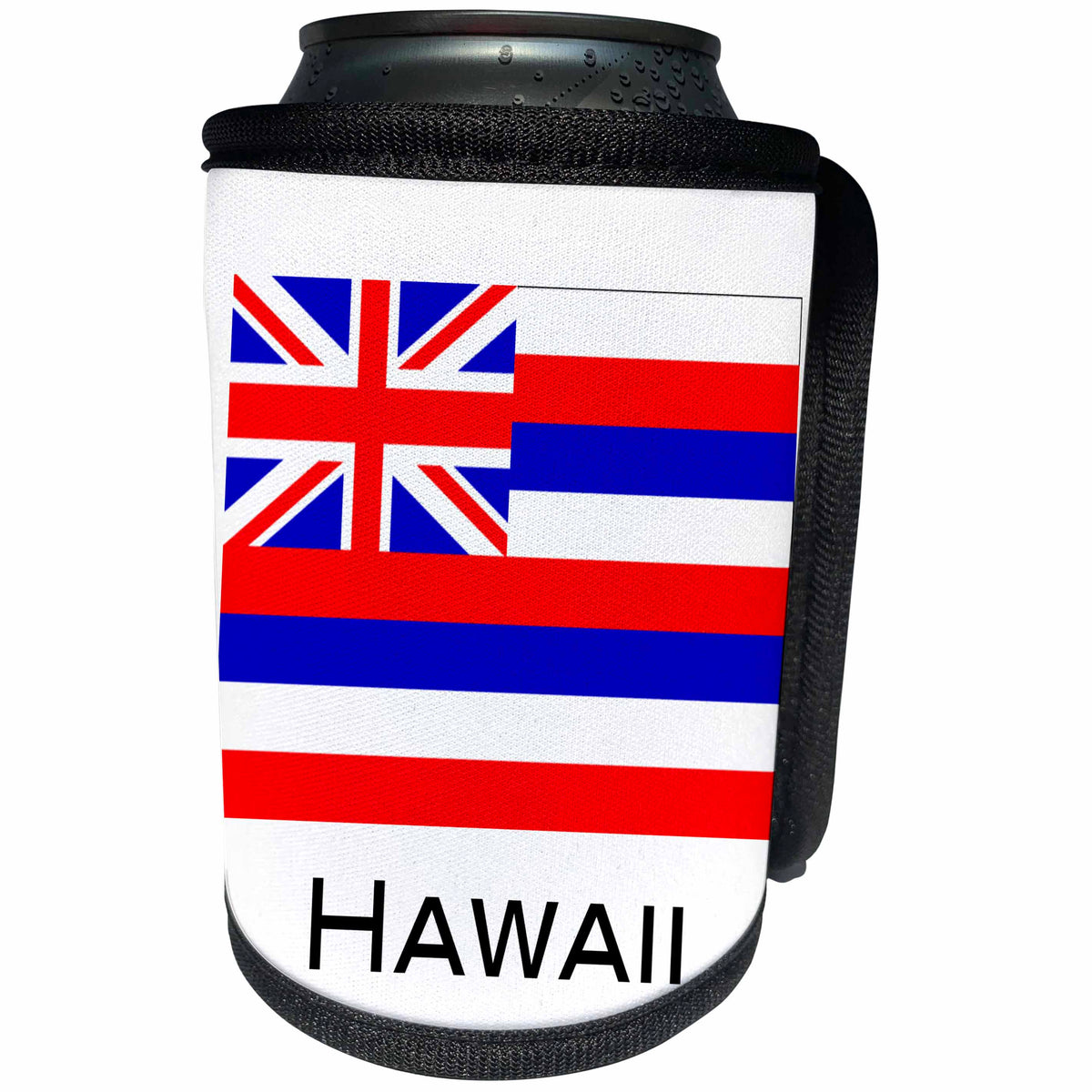 3dRose EvaDane - State Flags - Hawaii State Flag - Can Cooler Bottle Wrap (cc_107361)