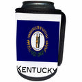 3dRose EvaDane - State Flags - Kentucky State Flag - Can Cooler Bottle Wrap (cc_107367)