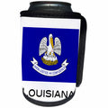 3dRose EvaDane - State Flags - Louisiana State Flag - Can Cooler Bottle Wrap (cc_107368)
