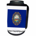 3dRose EvaDane - State Flags - New Hampshire State Flag - Can Cooler Bottle Wrap (cc_107379)