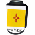 3dRose EvaDane - State Flags - New Mexico State Flag - Can Cooler Bottle Wrap (cc_107381)