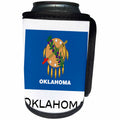 3dRose EvaDane - State Flags - Oklahoma State Flag - Can Cooler Bottle Wrap (cc_107386)