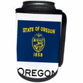 3dRose EvaDane - State Flags - Oregon State Flag - Can Cooler Bottle Wrap (cc_107387)