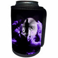 3dRose Renderly Yours Fairies - Fairy Beanstalk with Full Moon and Purple Sky with Clouds - Can Cooler Bottle Wrap (cc_111100)
