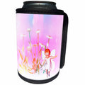 3dRose Renderly Yours Fairies - Baby Fairy with Flowers in Pastel Colors - Can Cooler Bottle Wrap (cc_111105)