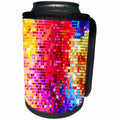 3dRose TNMGraphics Abstract Designs - Colorful Sparkles - Can Cooler Bottle Wrap (cc_11117)